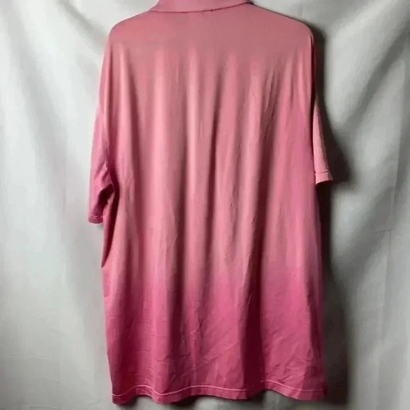 PETER MILLAR SUMMER COMFORT MENS SIZE XL PINK OMBRE COLOR POLO SHIRT EUC… - Picture 8 of 10